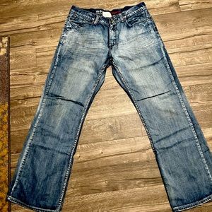Urban Pipeline relaxed fit, bootcut mens denim size 36/34